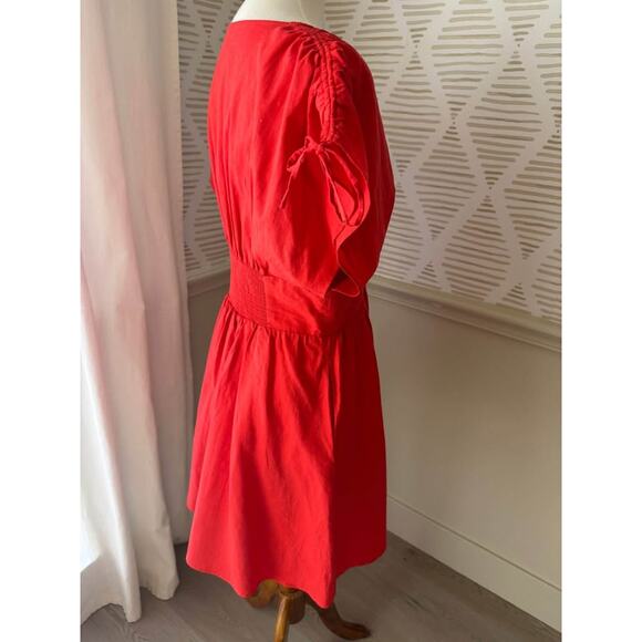 Free People Women’s Medium Red Roll The Dice Mini Dress - Picture 8 of 10